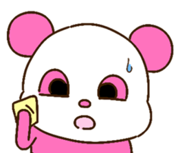 colorful panda message2 (english ver) sticker #11908553