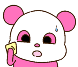 colorful panda message2 (english ver) sticker #11908553