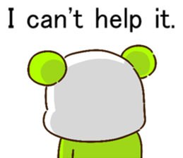 colorful panda message2 (english ver) sticker #11908557