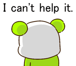 colorful panda message2 (english ver) sticker #11908557