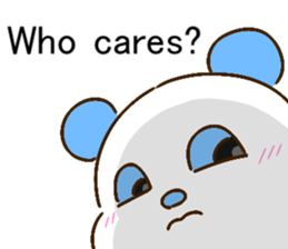 colorful panda message2 (english ver) sticker #11908558