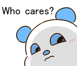 colorful panda message2 (english ver) sticker #11908558