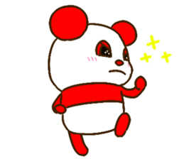colorful panda message2 (english ver) sticker #11908564