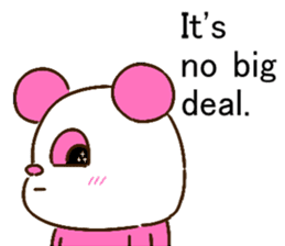 colorful panda message2 (english ver) sticker #11908566