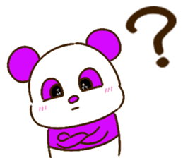 colorful panda message2 (english ver) sticker #11908567