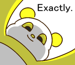 colorful panda message2 (english ver) sticker #11908568