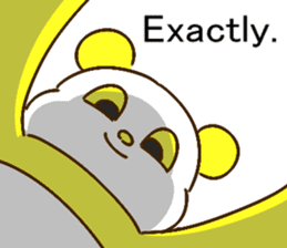 colorful panda message2 (english ver) sticker #11908568