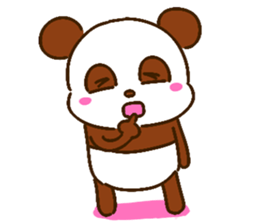 colorful panda message2 (english ver) sticker #11908570