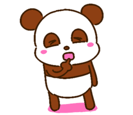 colorful panda message2 (english ver) sticker #11908570