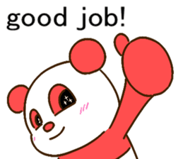 colorful panda message2 (english ver) sticker #11908571
