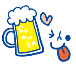 KAOMOJI summer sticker #11909069