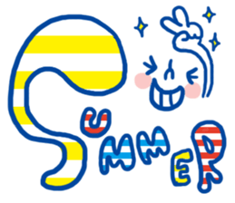 KAOMOJI summer sticker #11909071