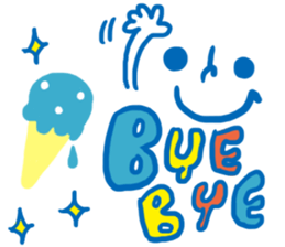 KAOMOJI summer sticker #11909077