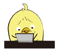 The Thinker bird 2 sticker #11909158