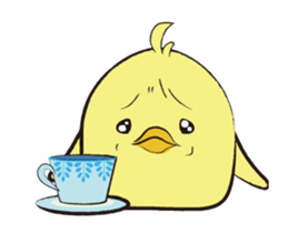 The Thinker bird 2 sticker #11909176