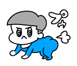 Rebellious Baby Boy sticker #11909186