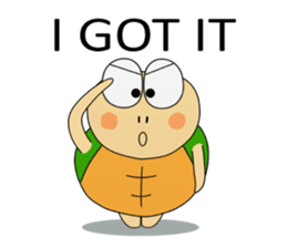 Kame-jiro In English sticker #11909566