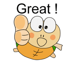 Kame-jiro In English sticker #11909569