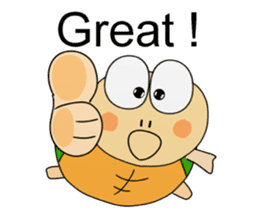 Kame-jiro In English sticker #11909569