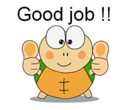 Kame-jiro In English sticker #11909571