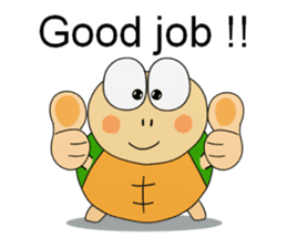 Kame-jiro In English sticker #11909571