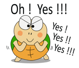 Kame-jiro In English sticker #11909572