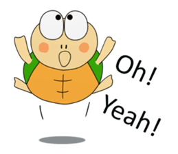 Kame-jiro In English sticker #11909573