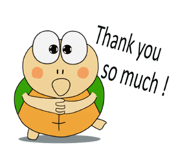 Kame-jiro In English sticker #11909574