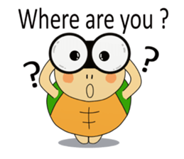 Kame-jiro In English sticker #11909578