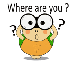 Kame-jiro In English sticker #11909578