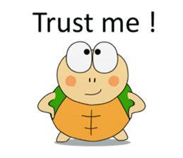 Kame-jiro In English sticker #11909579