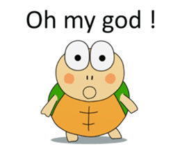 Kame-jiro In English sticker #11909581