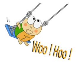 Kame-jiro In English sticker #11909583