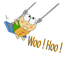 Kame-jiro In English sticker #11909583