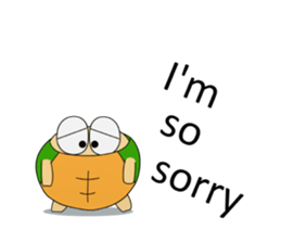 Kame-jiro In English sticker #11909585