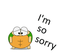 Kame-jiro In English sticker #11909585