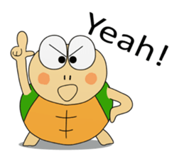 Kame-jiro In English sticker #11909587