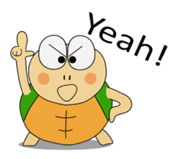 Kame-jiro In English sticker #11909587