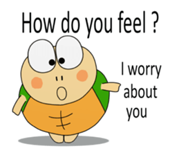 Kame-jiro In English sticker #11909590