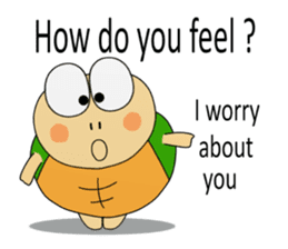 Kame-jiro In English sticker #11909590