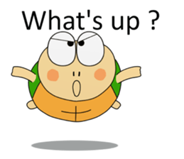 Kame-jiro In English sticker #11909592