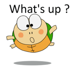 Kame-jiro In English sticker #11909593