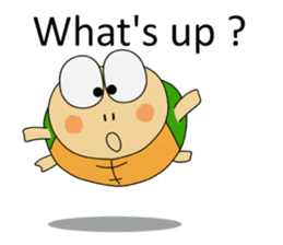 Kame-jiro In English sticker #11909593