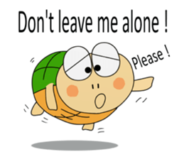 Kame-jiro In English sticker #11909595