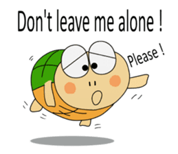 Kame-jiro In English sticker #11909595