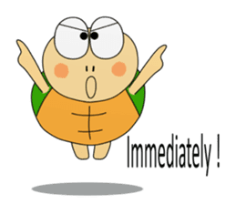 Kame-jiro In English sticker #11909598