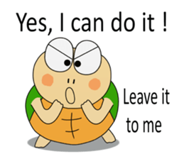 Kame-jiro In English sticker #11909599