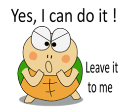 Kame-jiro In English sticker #11909599