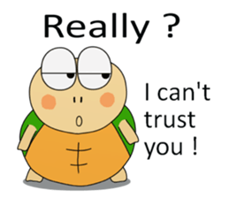 Kame-jiro In English sticker #11909600