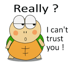 Kame-jiro In English sticker #11909600